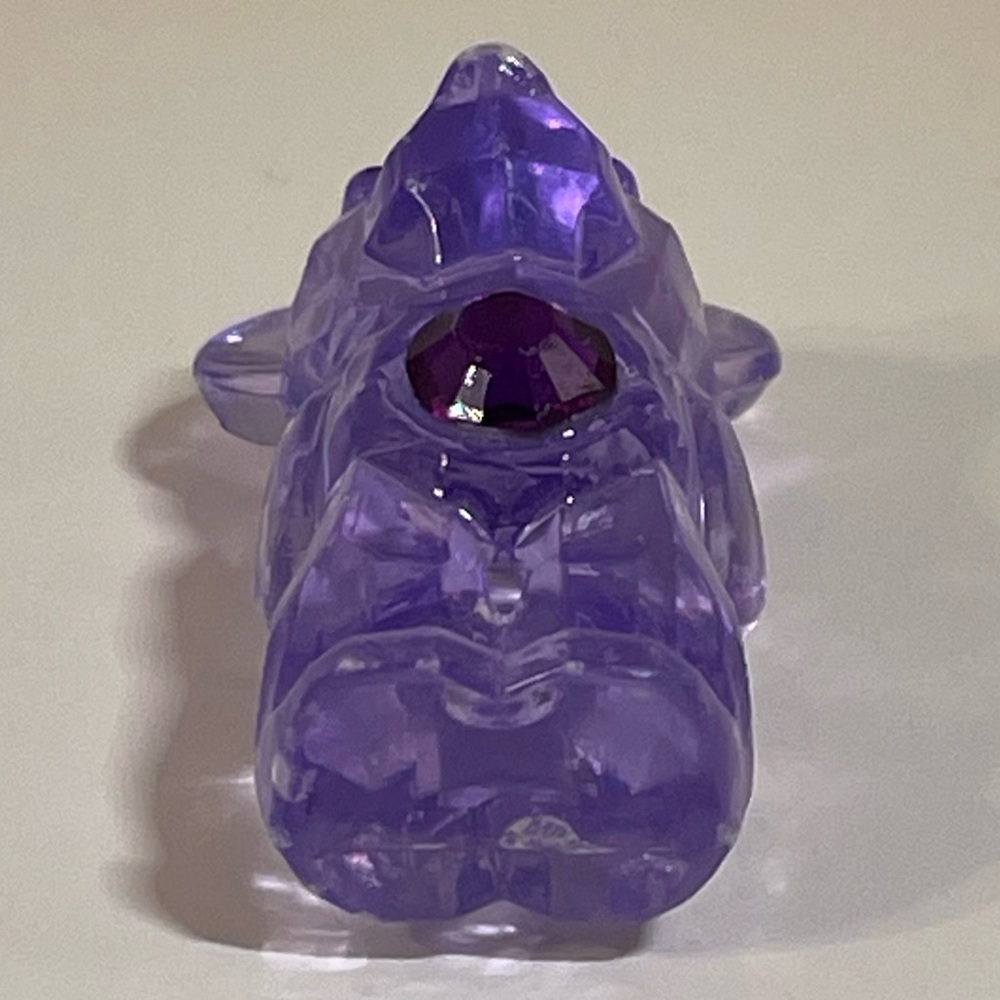 💜 [5/$10] TINY PURPLE TRANSLUCENT GEM LOOKING BEAR CHARM FIGURE COLLECTIBLE 💜 - Picture 4 of 5